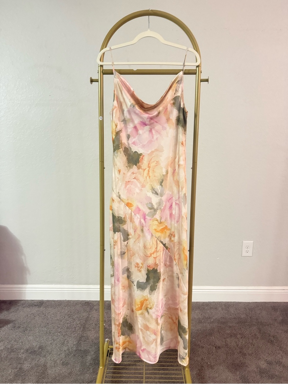 🌸 Rachel Zoe Watercolor Floral Maxi Dress